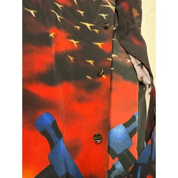 Vintage Dragonfly PINK FLOYD THE WALL Men’s shirt all over print , size XL